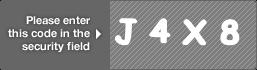 captcha code for visual authentication  letter J number 4 letter X number 8
