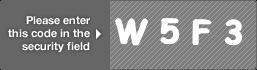 captcha code for visual authentication  letter W number 5 letter F number 3