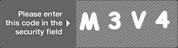 captcha code for visual authentication  letter M number 3 letter V number 4