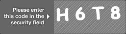 captcha code for visual authentication  letter H number 6 letter T number 8