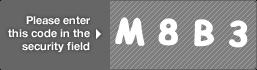 captcha code for visual authentication  letter M number 8 letter B number 3