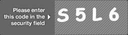 captcha code for visual authentication  letter S number 5 letter L number 6