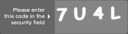 captcha code for visual authentication  number 7 letter U number 4 letter L