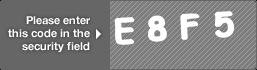 captcha code for visual authentication  letter E number 8 letter F number 5