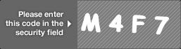 captcha code for visual authentication  letter M number 4 letter F number 7