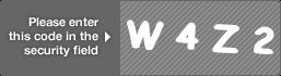 captcha code for visual authentication  letter W number 4 letter Z number 2