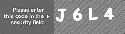 captcha code for visual authentication  letter J number 6 letter L number 4