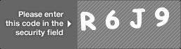 captcha code for visual authentication  letter R number 6 letter J number 9