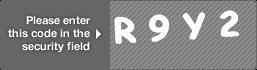 captcha code for visual authentication  letter R number 9 letter Y number 2