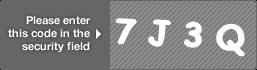 captcha code for visual authentication  number 7 letter J number 3 letter Q