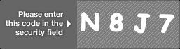 captcha code for visual authentication  letter N number 8 letter J number 7