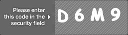 captcha code for visual authentication  letter D number 6 letter M number 9
