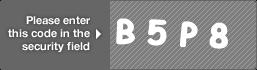 captcha code for visual authentication  letter B number 5 letter P number 8
