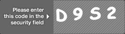 captcha code for visual authentication  letter D number 9 letter S number 2