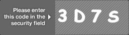 captcha code for visual authentication  number 3 letter D number 7 letter S